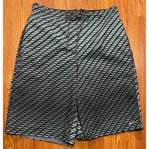 Nike Grate E-Board Shorts Mens M Geometric Beach Lined Swim Trunks